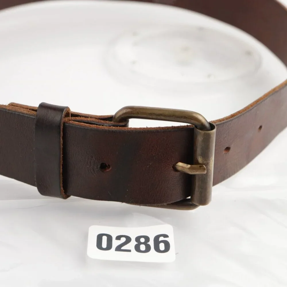 H&M Womens Belt Size Small 30‎ Brown Leather 1 1/2